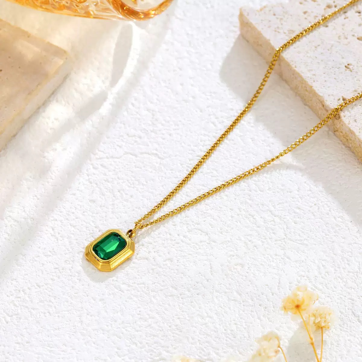 Stylish, Light-Luxury and High-End Necklaces for Women - Titanium Steel Necklaces with a Simple, Asymmetric Geometric Design and a Personal Touch