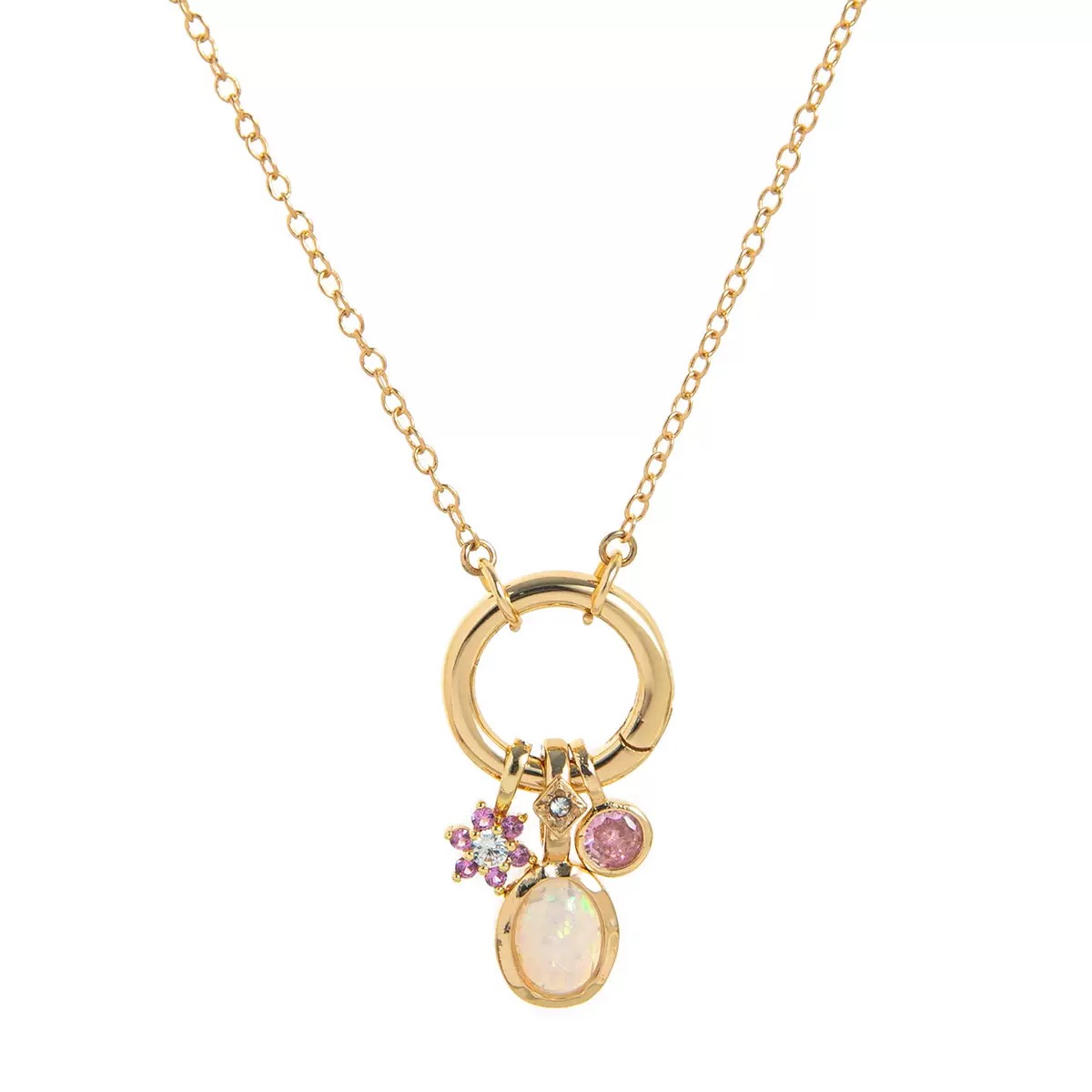 Customized Colorful 12 Birthstone Pendants DIY