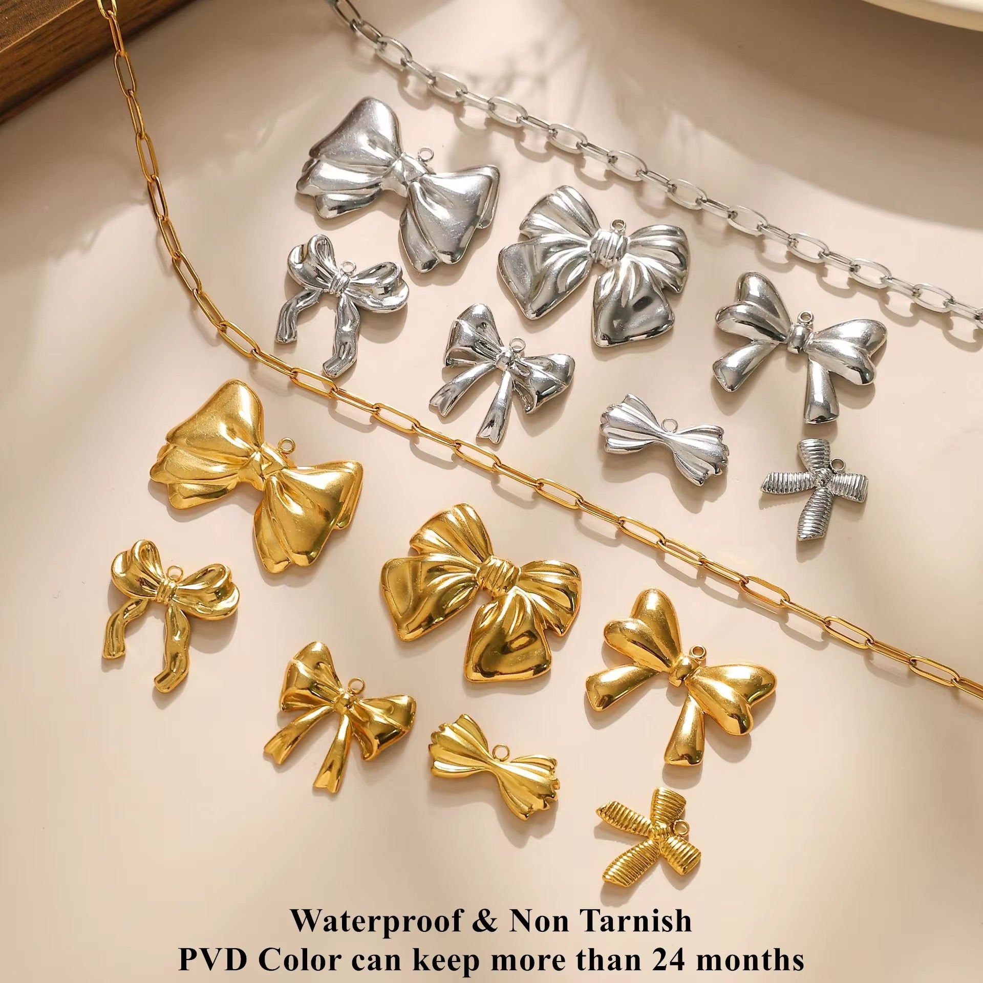 Bowknot series pendants.