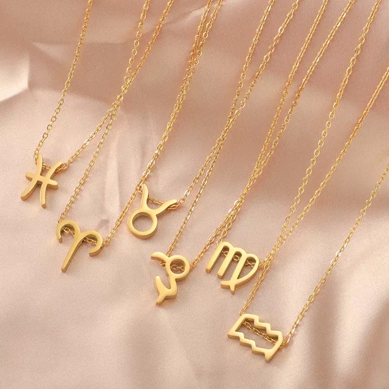 Custom Dimensional 12 Constellation Necklaces SS