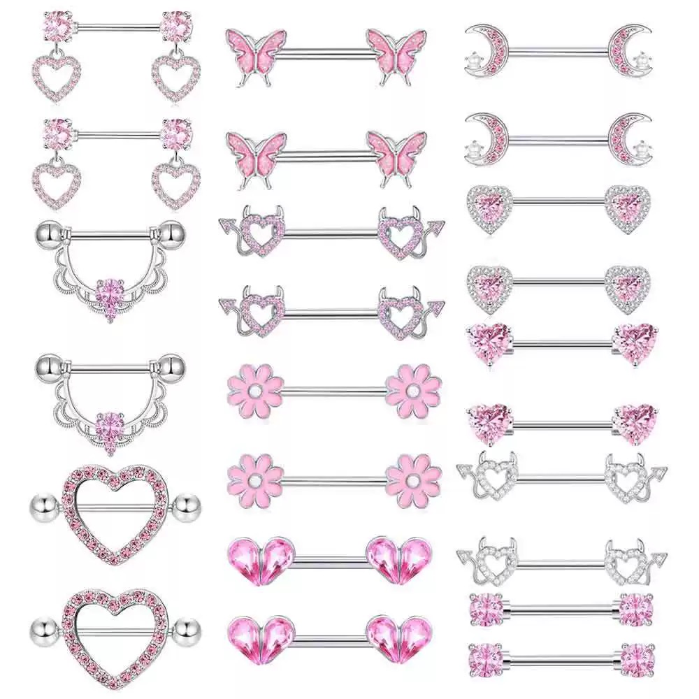 Pink nipple rings are not just a kind of body jewelry, but also a symbol of the integration of fashion and individuality